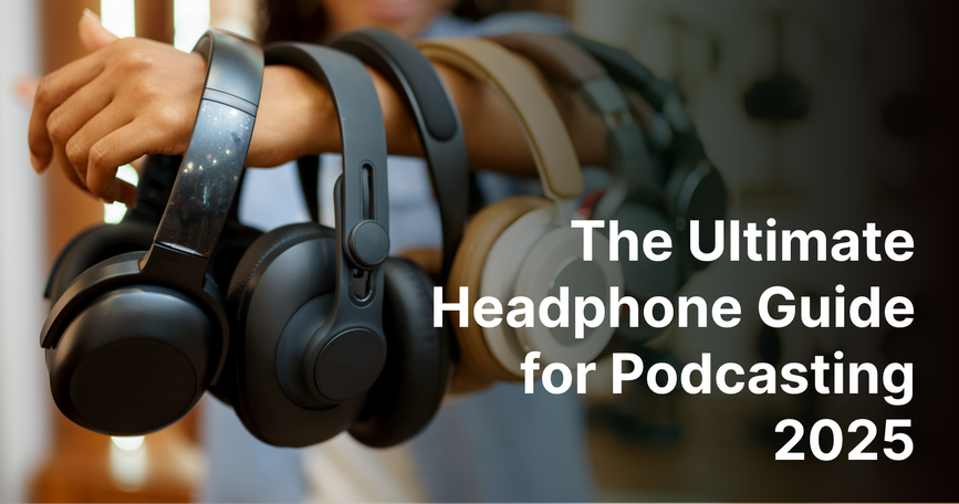 The Ultimate Headphone
                    Guide for Podcasting 2025